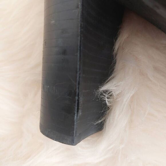 UGG Delores Stacked 3.5" Heel Ankle Boots - Black Size 9 Classic - Picture 7 of 13